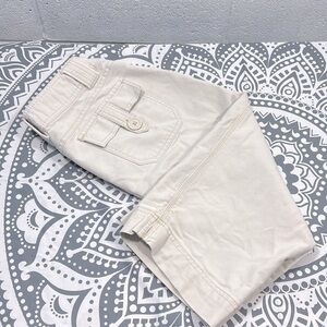 Old Navy, low waist, cream coloured Capris​​​​​​​​​
